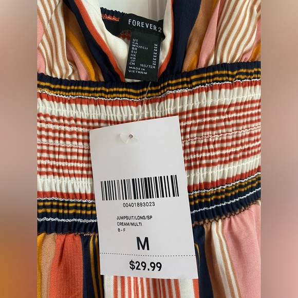 Stripped multi color jumpsuit - Picture 7 of 10